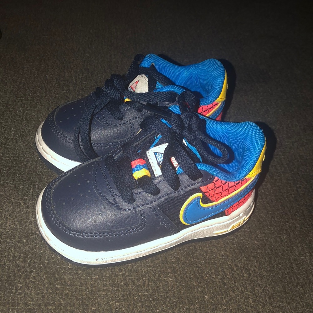 Nike Air Force ones Spider-Man edition